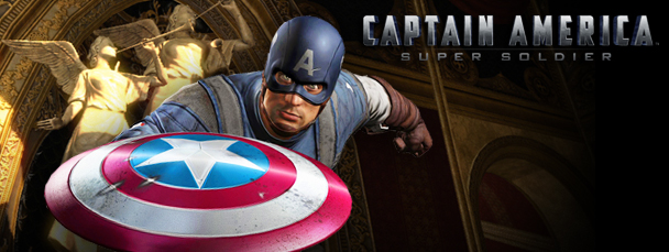 Chris Evans as Captain America in Captain America: Super Soldier by Sega