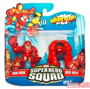 Super Hero Squad Iron Man and Red Hulk by Hasbro