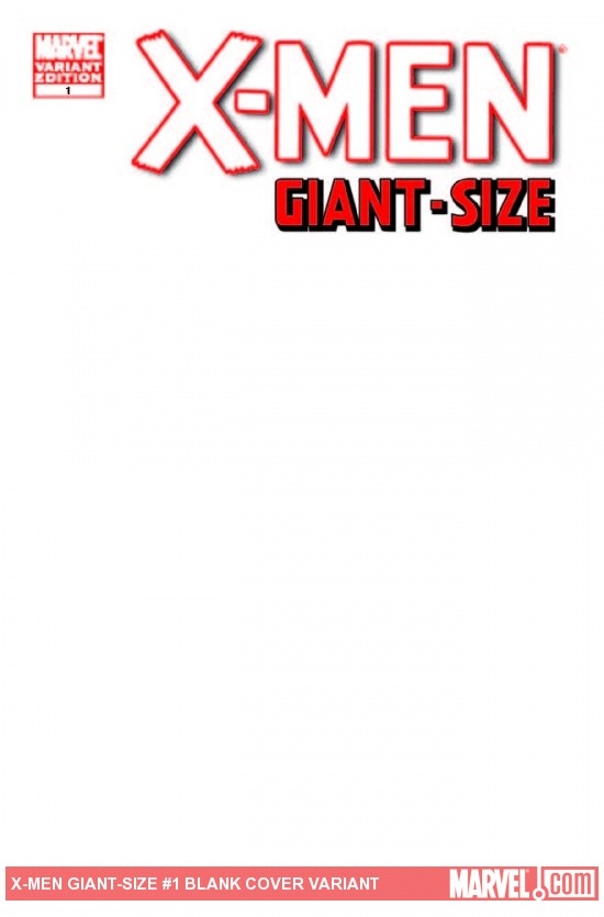 X-Men Giant-Size #1 Blank Variant