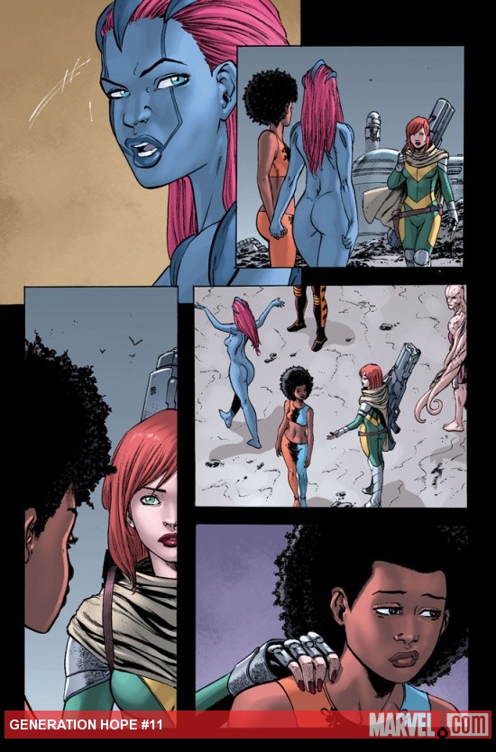 Generation Hope #11 preview art by Tim Seeley