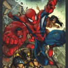 Avenging Spider-Man #1 cover by Joe Madureira