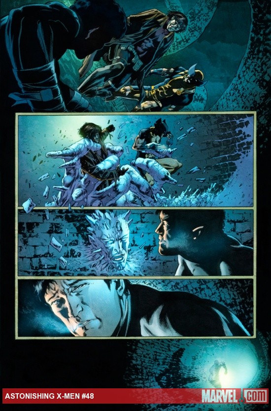 Astonishing X-Men #48 preview art by Mike Perkins