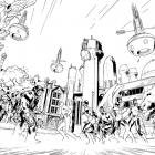 All-New X-Men #1 preview inks by Stuart Immonen