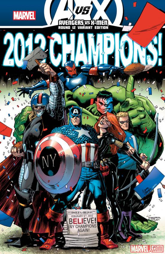 Marvel Exclusive Avengers VS. X-Men #12 - NYCC 2012 Avengers variant