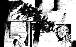 Avengers Arena #2 preview inks by Kev Walker