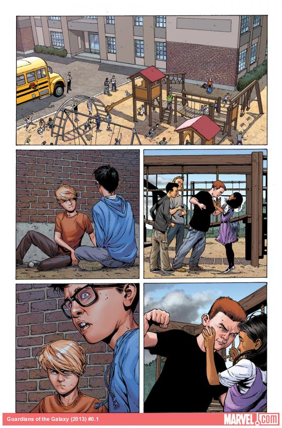 Guardians of the Galaxy #0.1 preview art by Steve McNiven