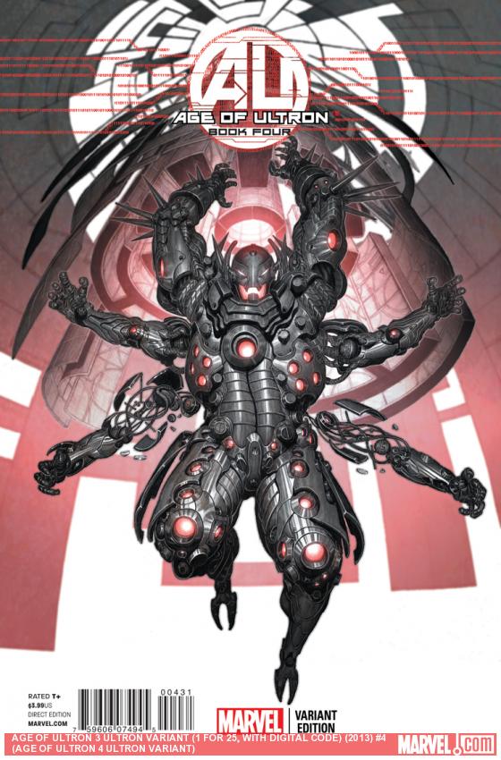 Age of Ultron (2013) #4 (AGE OF ULTRON 4 ULTRON VARIANT)