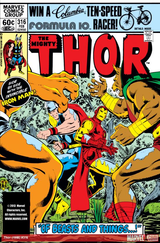 Thor (1966) #316 Cover