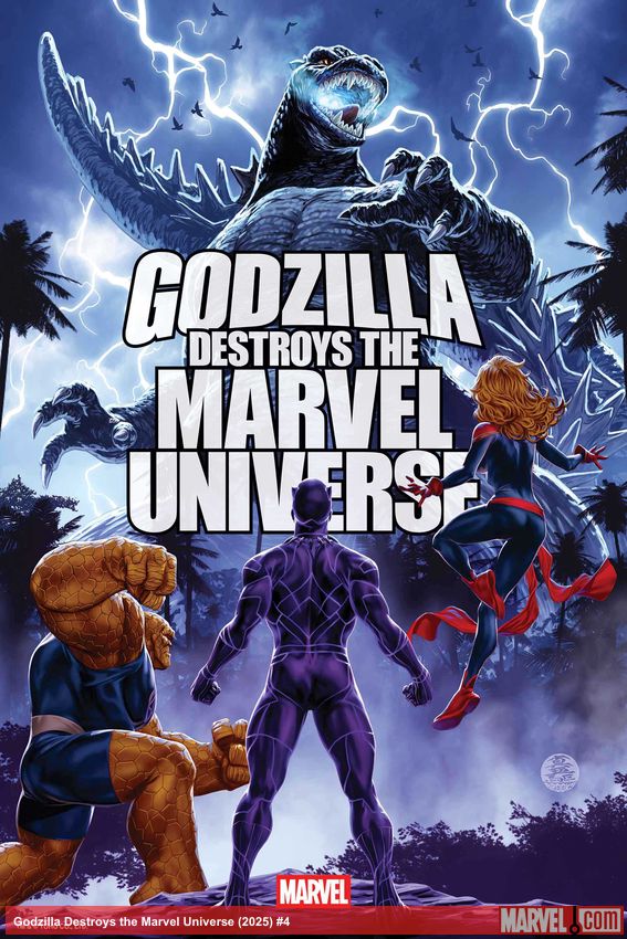 Godzilla Destroys the Marvel Universe (2025) #4