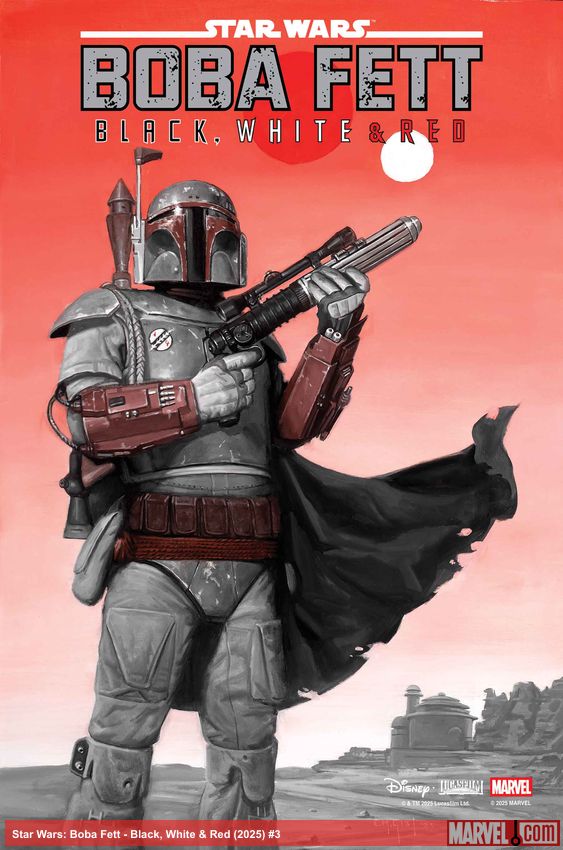 Star Wars: Boba Fett - Black, White & Red (2025) #3