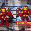 Super Hero Squad-style Iron Man Action Figure at the Hasbro showroom
