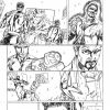 AVENGERS/ INVADERS #6 black and white preview art