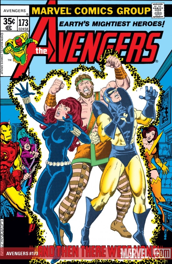 AVENGERS #173 COVER