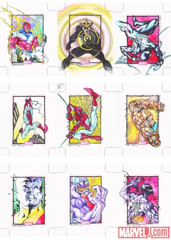 Marvel 70th Anniversary sketch card by Alex Magno