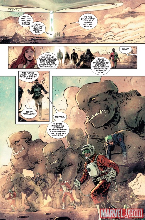 ATLAS #2 preview art by Gabriel Hardman
