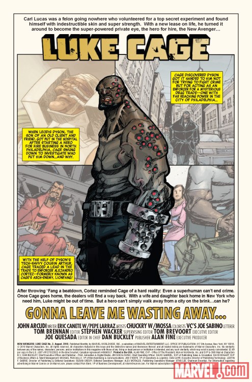 NEW AVENGERS: LUKE CAGE #3 recap page