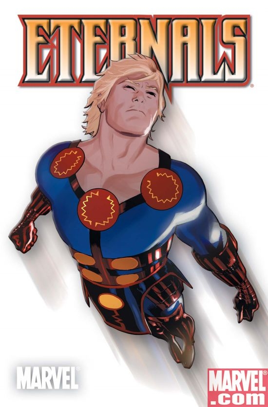 ETERNALS #1 WHITE VARIANT Cover