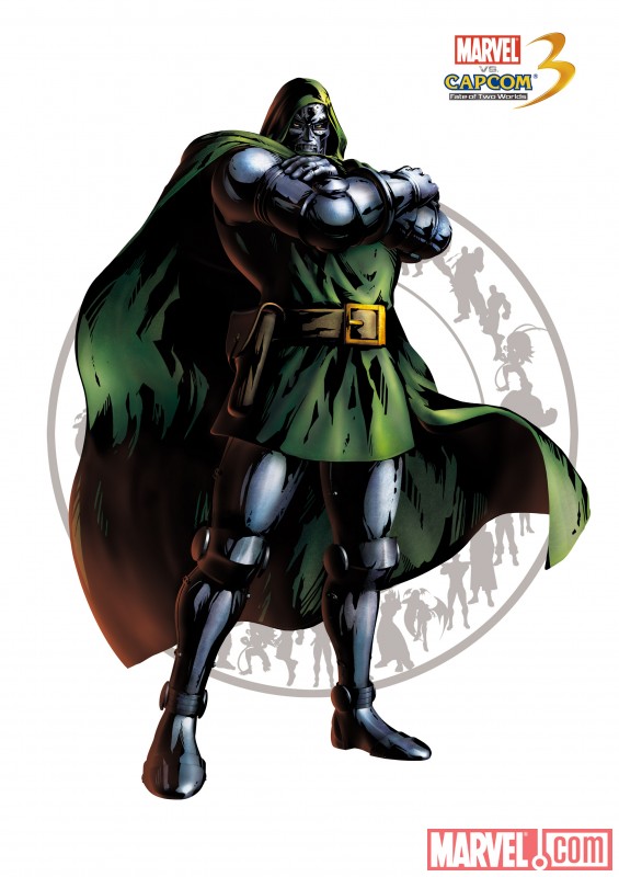 Doctor Doom character art from ''Marvel vs. Capcom 3''