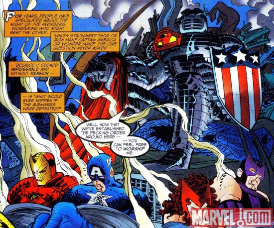 The Avengers destroyed