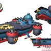 Final color art for the new Helicarrier from 'The Super Hero Squad Show' Season 2