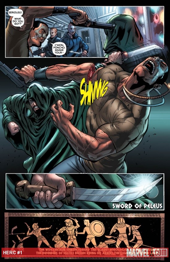 Herc #1 Preview Page #2, Series By Greg Pak and Fred Van Lente