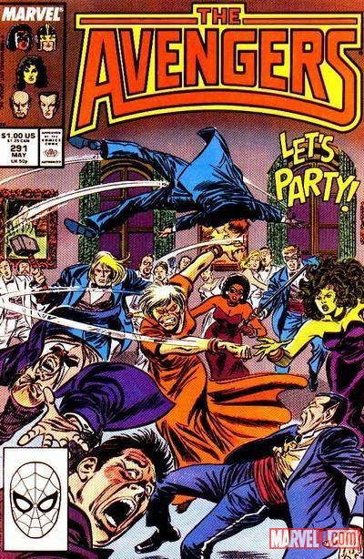 Avengers #291 cover by John Buscema