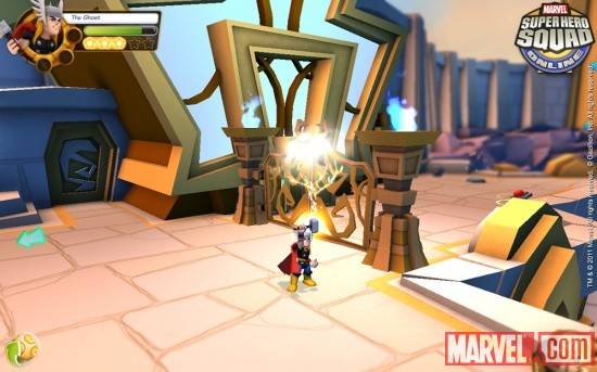 Screenshot of Classic Thor from Super Hero Squad Online