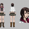 Final color art for Makoto from the Blade anime series