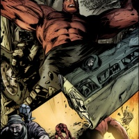 Hulk (2008) #42 preview art by Patrick Zircher