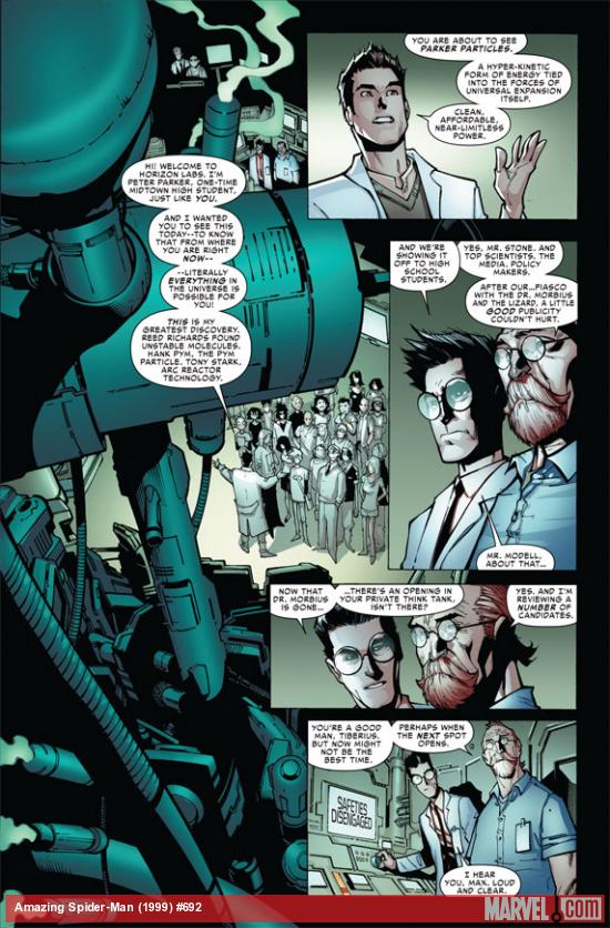 Amazing Spider-Man #692 preview art by Humberto Ramos