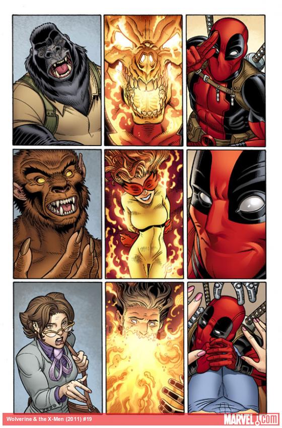 Wolverine & The X-Men #19 preview art by Nick Bradshaw