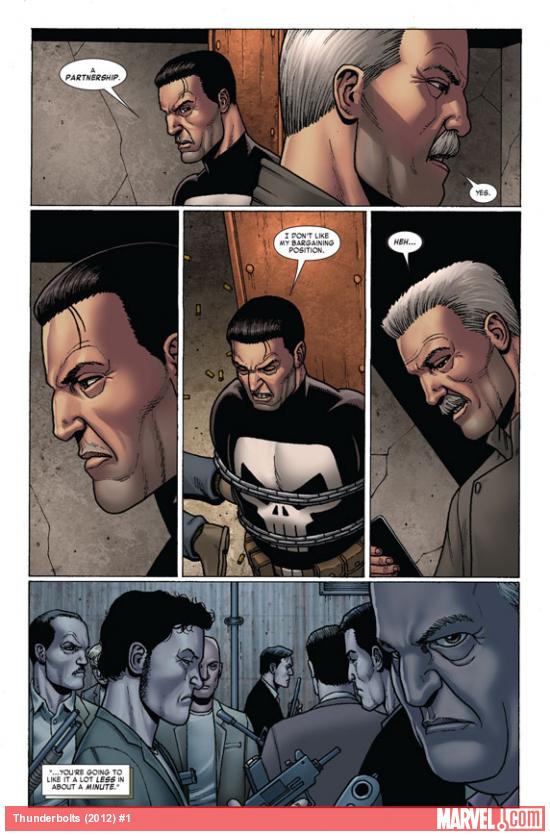 Thunderbolts (2012) #1 preview page by Steve Dillon