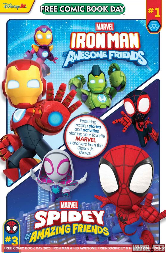 FREE COMIC BOOK DAY 2025: IRON MAN & HIS AWESOME FRIENDS/SPIDEY & HIS AMAZING FRIENDS (2025 - Present)