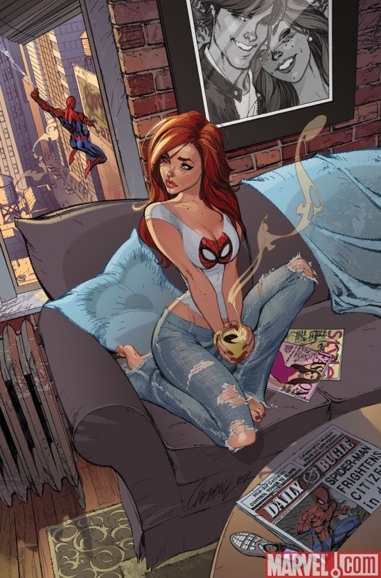 AMAZING SPIDER-MAN #601 cover by J. Scott Campbell