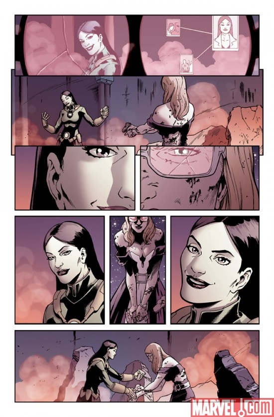 NEW AVENGERS: THE REUNION #4 preview art by David Lopez