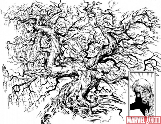WAR OF KINGS: ASCENSION #2 black and white preview art by Wellinton Alves