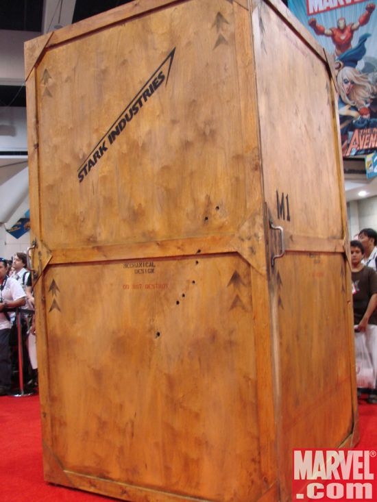 The mystery box that contained the Mark 1 armor