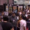 The Saturday crowd at the Marvel booth