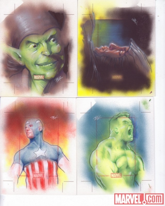 Marvel 70th Anniversary sketch card by Brandon Kenney