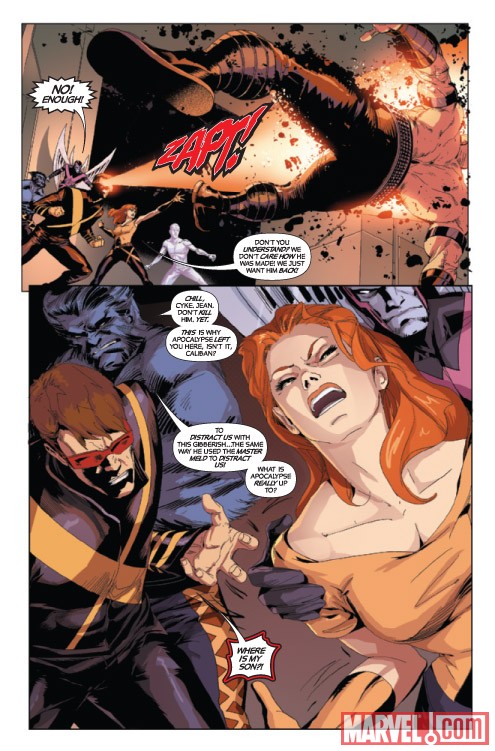 X-FACTOR FOREVER #4 preview art by Eric Nguyen and Dan Panosian