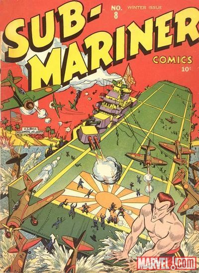 SUB-MARINER COMICS #8 cover