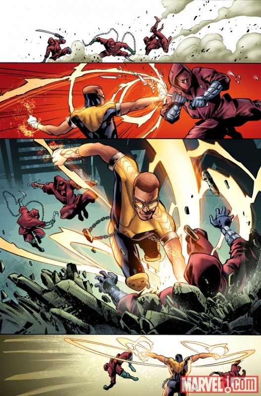 SHADOWLAND: POWER MAN #1 preview art by Mahmud Asrar 3