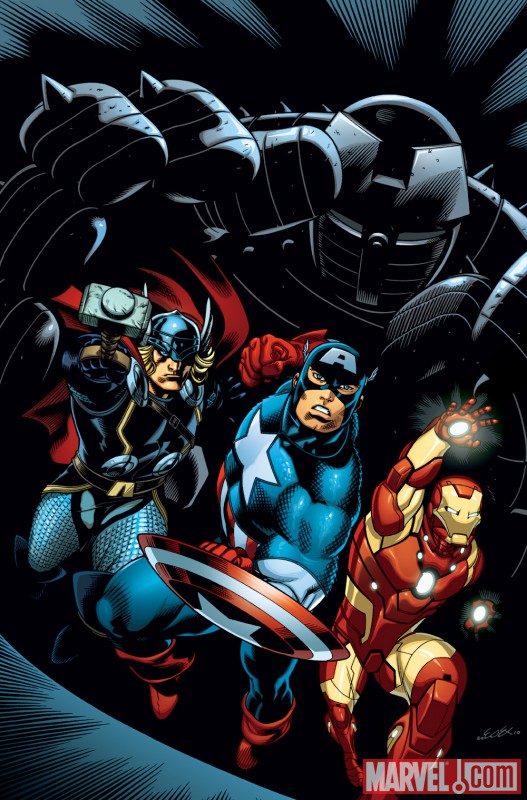 AVENGERS THREE promo art by Ed McGuinness