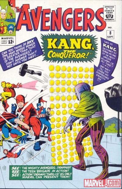 AVENGERS #8 (1963) cover by Jack Kirby
