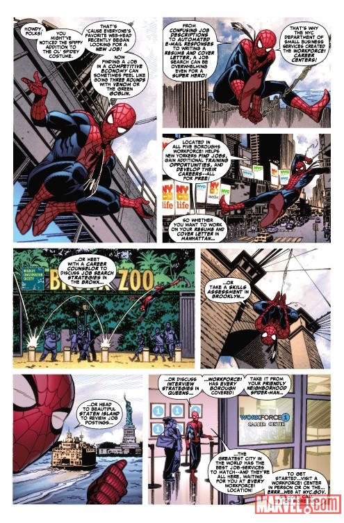 Amazing Spider-Man: You're Hired preview art