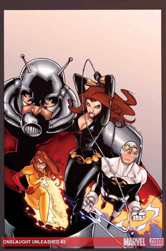 Onslaught Unleashed #2 cover by Humberto Ramos