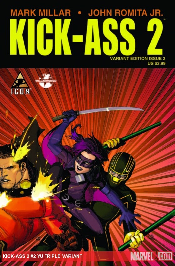 Kick-Ass 2 (2010) #2 (YU TRIPLE VARIANT)