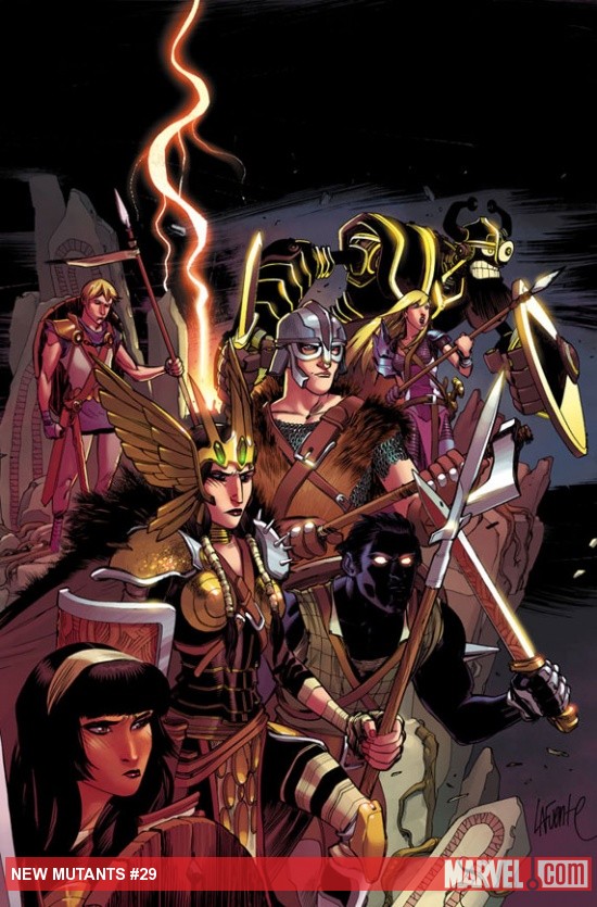 New Mutants #29 Cover Art by David Lafuente