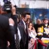 Robert Downey Jr. arriving at the Avengers red carpet premiere