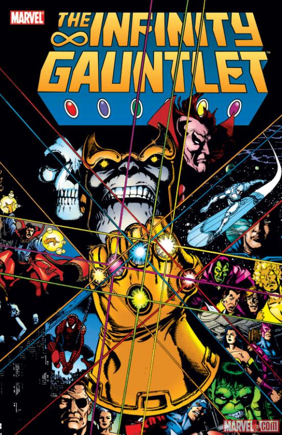 The Infinity Gauntlet TPB cover art